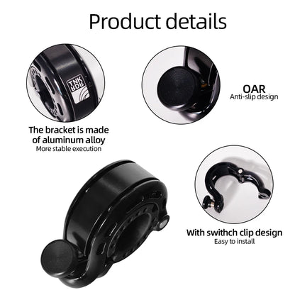110dB Bell Loud Bicycle Horn Alloy Handlebar Bike MTB Cycling Sound