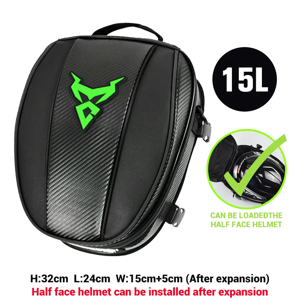 Motorcycle Magnetic Tank Bag Carbon Look Oxford Cloth Storage Bag