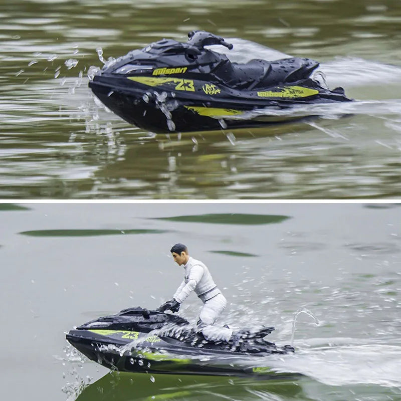 UDI023 RC Speedboat 2.4G Jet Spray RC Boat Remote Control Ship Waterproof Self-Righting LED Lights RTR High-Speed Models Toys-EXPROTAS