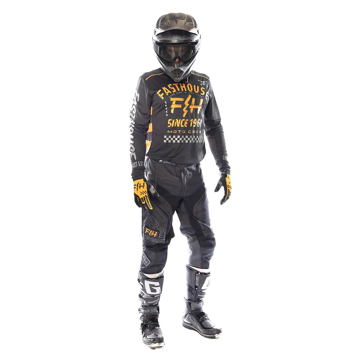 FXR Moto Jersey + Pants Set | 2023 MX Racing Suit for Dirt Bike Off-Road Gear