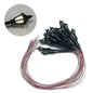 20pcs Model Street Lamp White Warm Light for Sand-table Exercise Garden