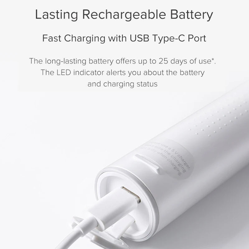 XIAOMI MIJIA T300 Electric Toothbrush  IPX7 Waterproof Smart Sonic Brush Ultrasonic Whitening Teeth Tooth Brush For Toothbrushes-EXPROTAS