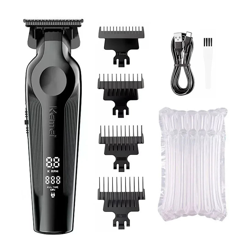 Kemei Hair Clipper 9000RPM 10W Electric Rechargeable Trimmer for Men