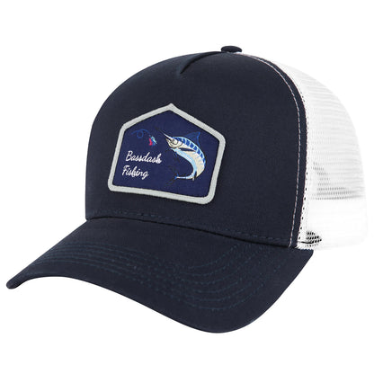 Adjustable Fishing Trucker Cap BASSDASH Mesh Back Embroidered Patch Hat