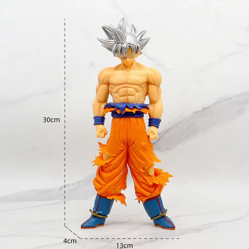 Dragon Ball Z Goku Ultra Instinct Figure Ultra Instinto Goku Action Figures 30CM PVC Statue Collection Model Toys Gifts-EXPROTAS