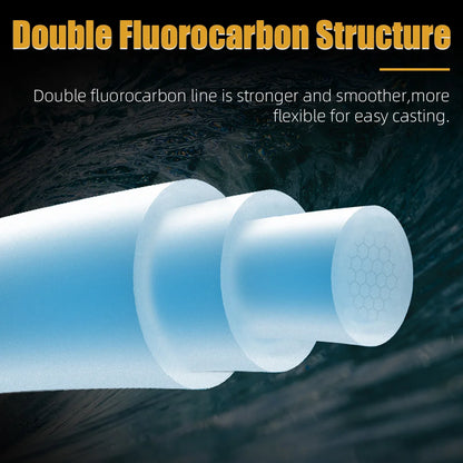 SeaKnight MANSTER T2 100% Fluorocarbon Fishing Line, 100M Carbon Fiber 3-35LB Sinking Sea Fishing