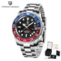 PAGANI Design PD-1662 Men’s Automatic Watch Stainless Steel Ceramic Bezel Waterproof
