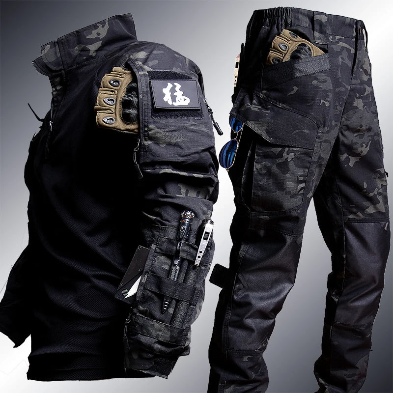 Tactical Uniform Suit Airsoft Hunting Camouflage Pants Shirts Military Clothing