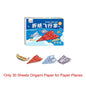 Remote Control Paper Airplane DIY Electric RC Toy Model with Propellers