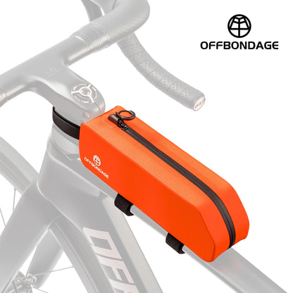 MTB Road Bike Top Tube Bag OFFBONDAGE Hard Shell Front Storage Pouch