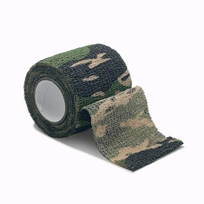 Elastic Grip Wrap Self Adhesive Camouflage Tape 450cm Sports Bandage