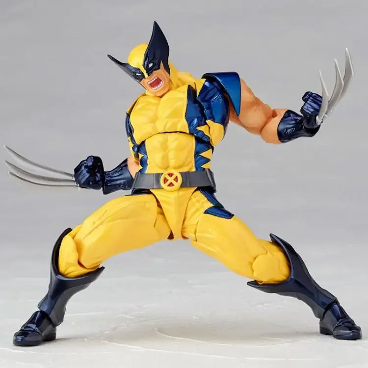 Revoltech YAMAGUCHI Wolverine Action Figure Wolverine Logan Toys X-Men Model Toy Joint Movable Doll Decor Birthday Gift For Kids-EXPROTAS