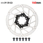 IIIPRO Ultralight Disc Brake Rotor 140/160mm 6-Bolt Center Lock 1.8mm Hollow