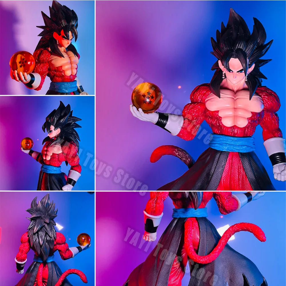 29cm Anime Dragon Ball Gogeta Ssj4 Figure Super Saiyan 4 Son Goku Vegeta Figurine PVC Action Figures Model Toy for Children Gift-EXPROTAS