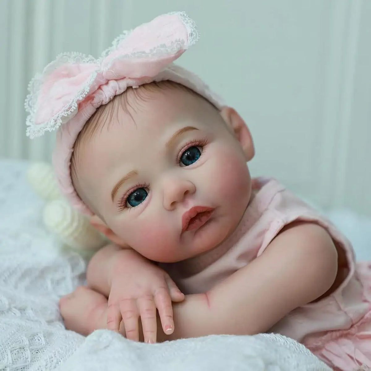 46CM Meadow Reborn Baby Doll Soft Touch 3D Skin Hand Painted Art