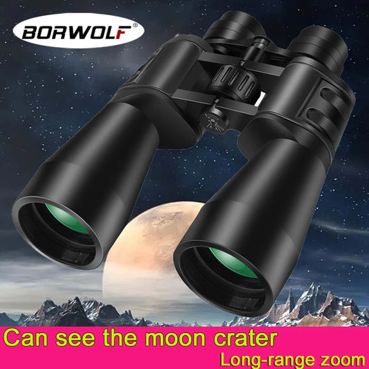 Borwolf 10-380X100  High Magnification Long Range Zoom 10-60 Times Hunting Telescope Binoculars  HD Professiona  Zoom-EXPROTAS