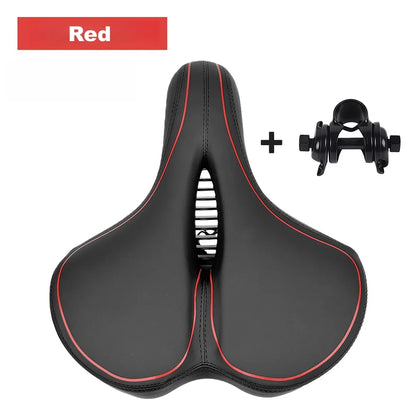 Comfort Wide Bicycle Seat Replacement Bike Saddle for Men Women Indoor Outdoor