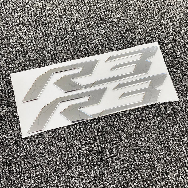 Motorcycle 3D Emblem Badge Decal Tank Wheel Sticker Soft Reflective Decal R1 R3 R6 Sticker For Yamaha YZF-R6 Fairing Body Decals-EXPROTAS
