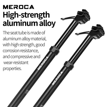 27.2/30.9/31.6mm Dropper Seatpost MEROCA Hydraulic MTB Road Bike Seat Post