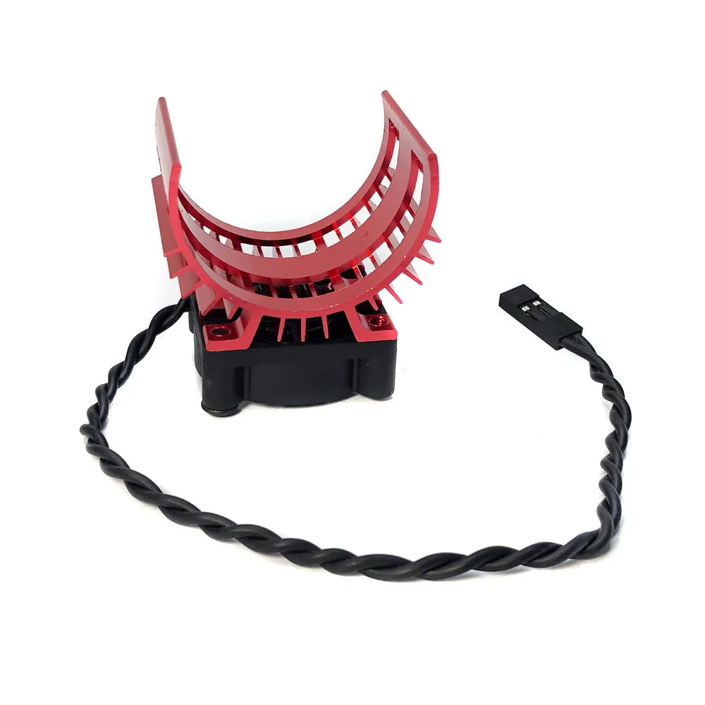 Motor Heatsink Cover RC Car Cooling Fan 540 550 Parts for Wltoys 124017