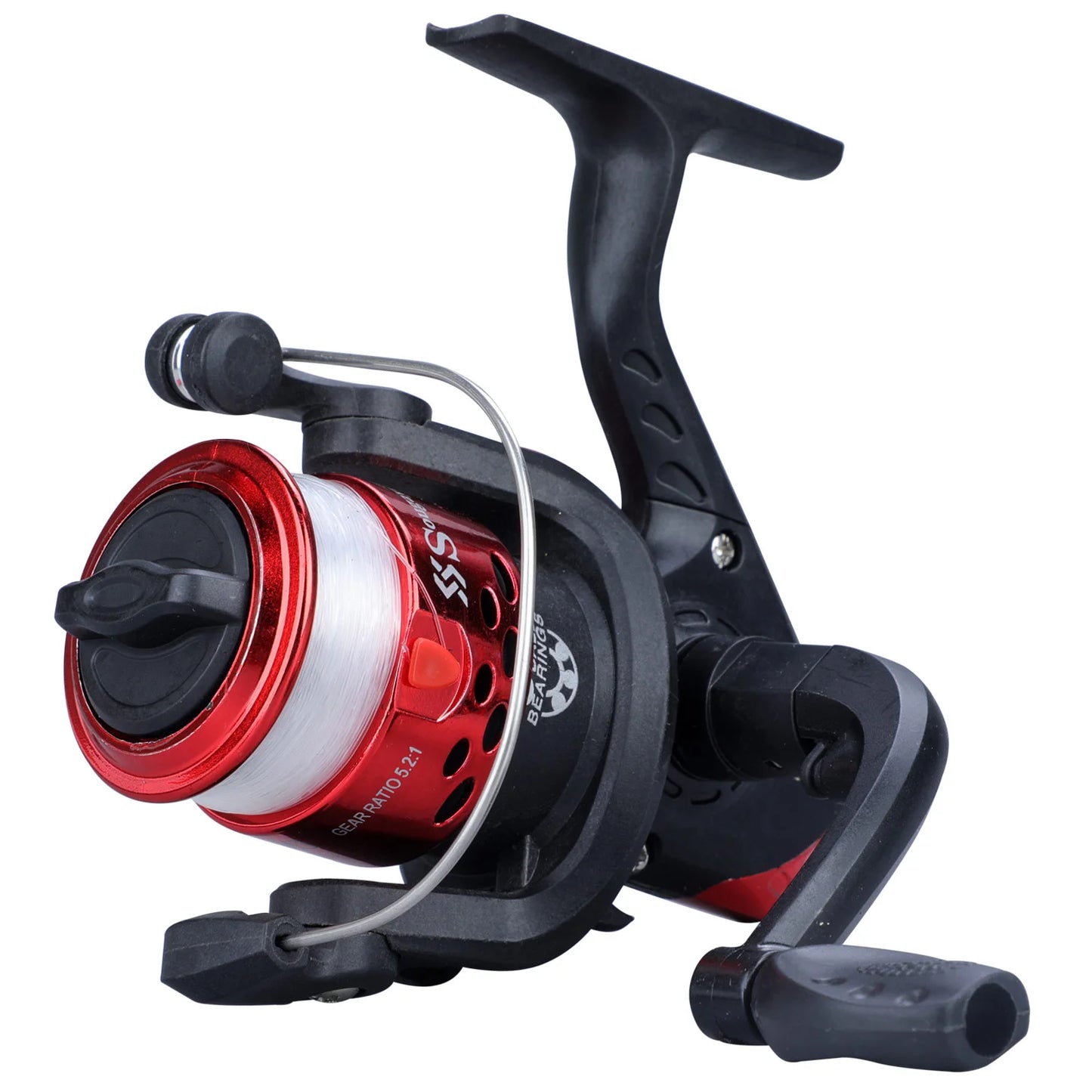 Spinning Fishing Reel Sougayilang 5.2:1 Gear Ratio Alloy Spool Carp Fishing
