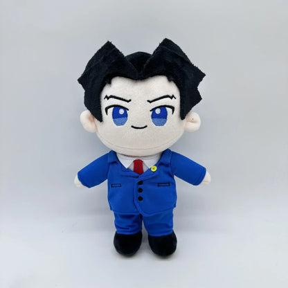 25cm Ace Attorney Plush Doll Phoenix Wright Miles Edgeworth Soft Toy