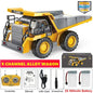 4WD RC Remote Control Excavator Truck Crawler Bulldozer Toy Vehicle