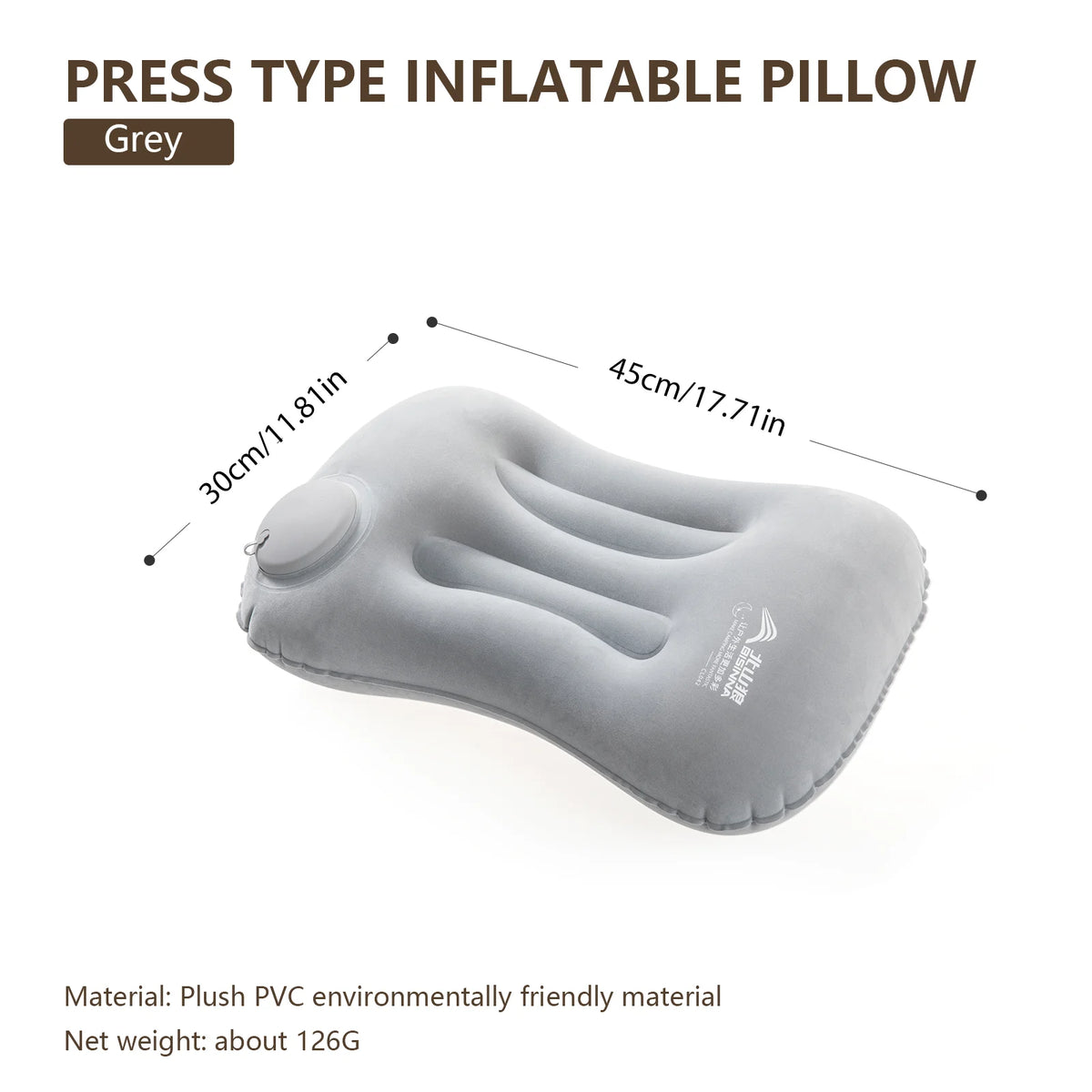 Inflatable Pillow Portable Camping Air Travel Ultralight Neck Support