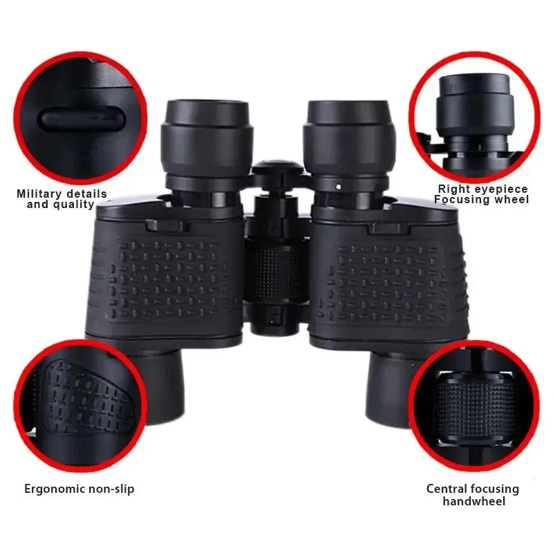 90x90 HD Binoculars BAK4 Prism Optical Glass Lens Hunting Hiking Travel
