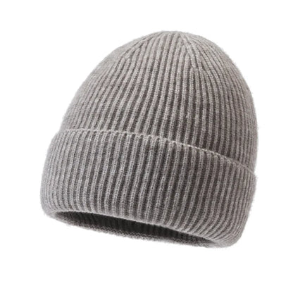 Winter Wool Knitted Beanie Hat Men Women Warm Cap Unisex Skull Cap