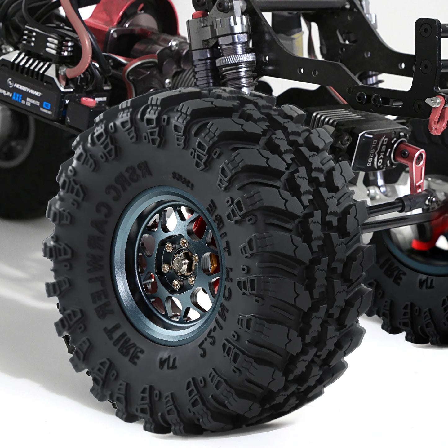 4PCS Beadlock RC Wheel Rims 2.2" for 1/10 Crawler SCX10 TRX4 TRX6