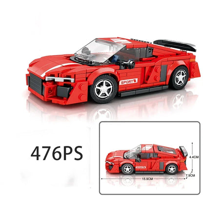 Car Series Building Blocks Model Sets Sports Racing Speed Champion DIY Educational Bricks Toys Boys Kids Adult Christmas Gifts-EXPROTAS