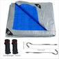 Waterproof Tarp Cover Heavy Duty Tarpaulin 3x3M Camping Ground Sheet