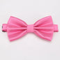 Bow Tie Solid Color Adjustable Wedding Party Ties for Men Women
