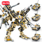 SEMBO 4in1 Transforming Mecha Robot Building Blocks Tank Aircraft Warship Model Toy Gift