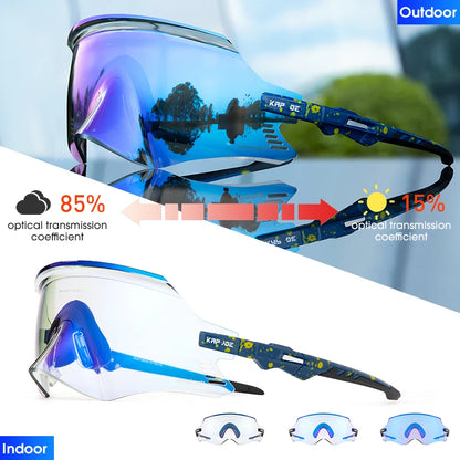 2025 Kapvoe Sport Sunglasses, UV400 Road & MTB Cycling Glasses for Men & Women