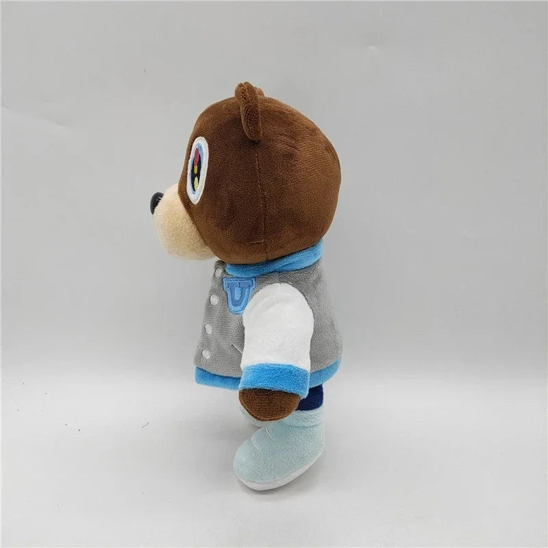 26cm Kawaii Kanye Dropout Bear Plush Soft Teddy Toy Graduation Decor