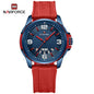 NAVIFORCE Creative TPU Strap Male Wristwatch Fashion Sports 3ATM Waterproof Quartz Day and Date Display Men Watches Reloj Hombre-EXPROTAS