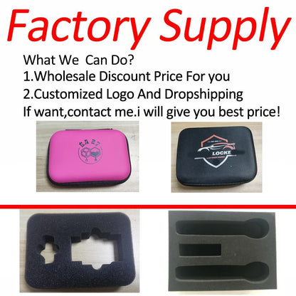 DIY Foam Hard Carry Case Storage Box Travel Zipper Bag Tool Accessories Camera