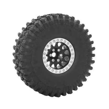 Beadlock Wheel 1.9 Metal Rim for 1/10 RC Crawler Axial SCX10 TRX-4 Redcat