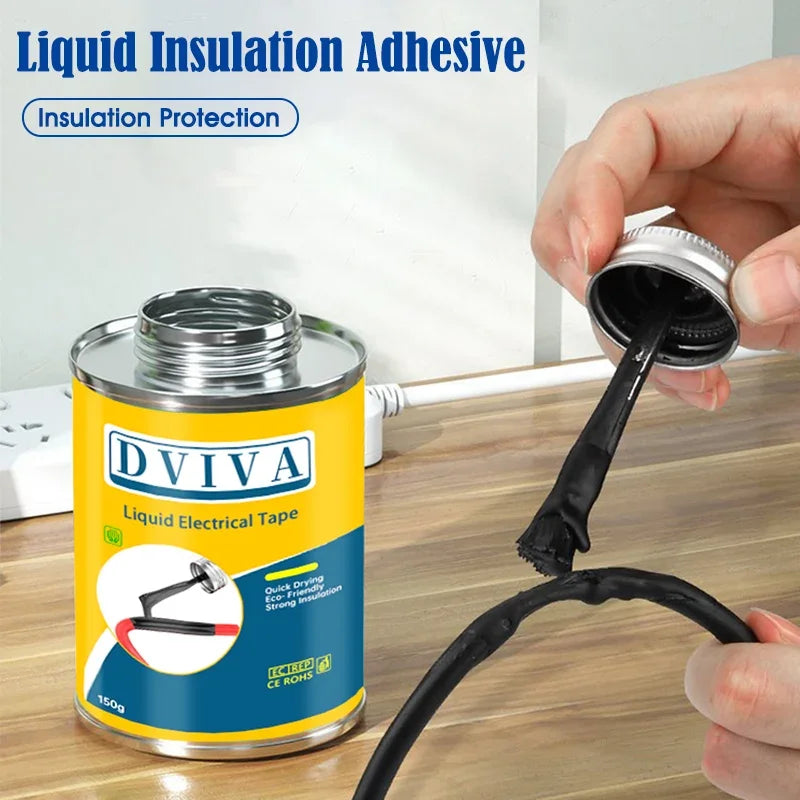 Liquid Electrical Tape Insulation Glue Waterproof Sealant for Wires Cables