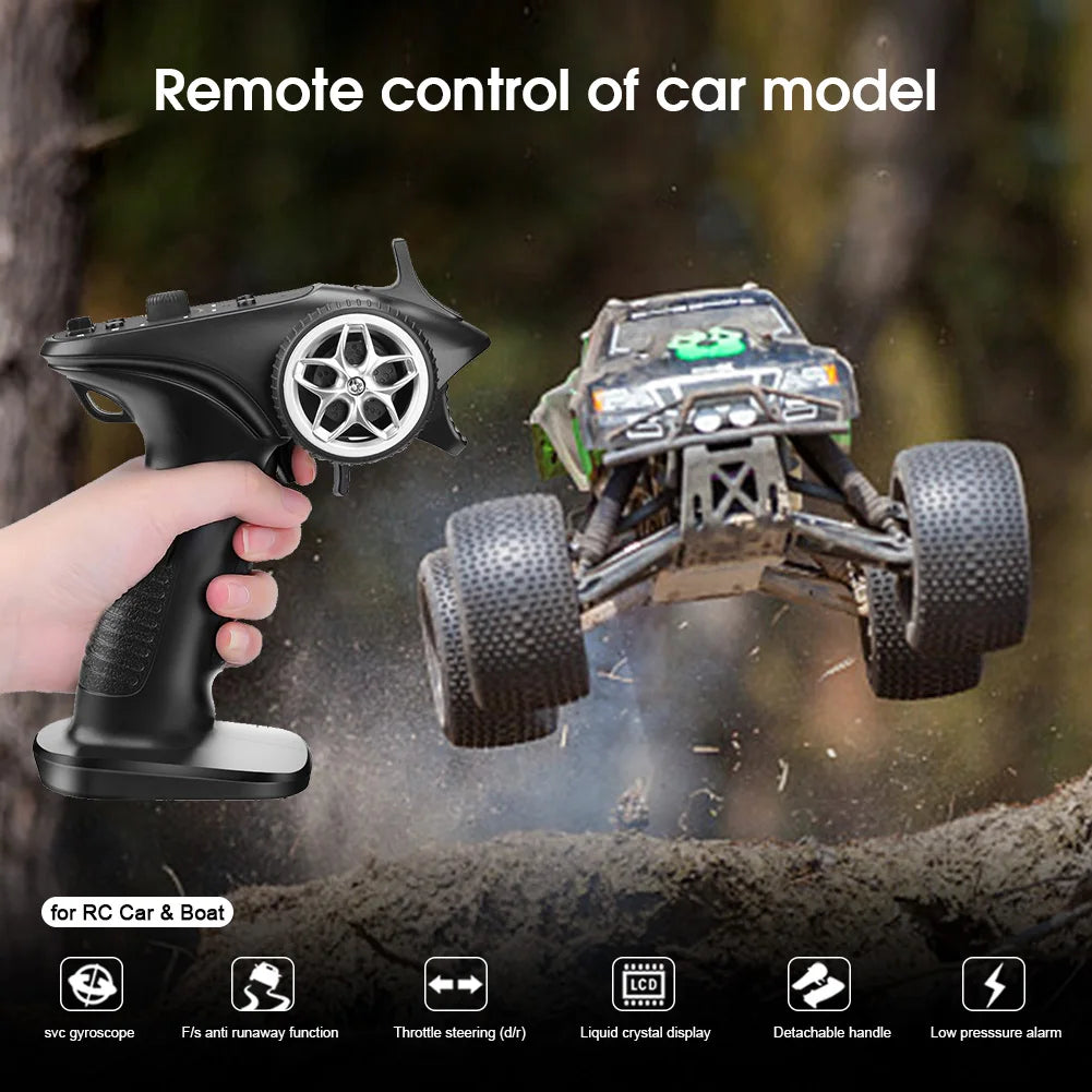 Radio Remote Controller 2.4GHz Transmitter Receiver for RC Car Boat