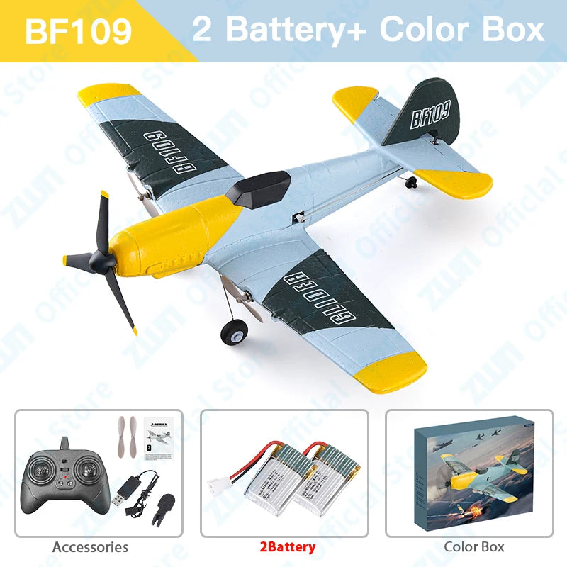 BF109 RC Airplane 2.4G EPP Foam Glider Remote Control Plane Flying Model Toy