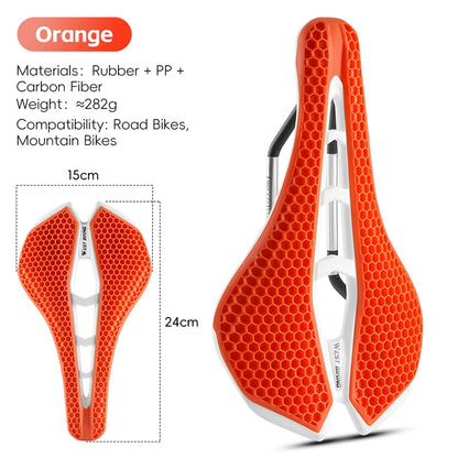 WEST BIKING 3D Printed Bike Saddle Honeycomb Ultralight Breathable Road MTB - EXPROTAS