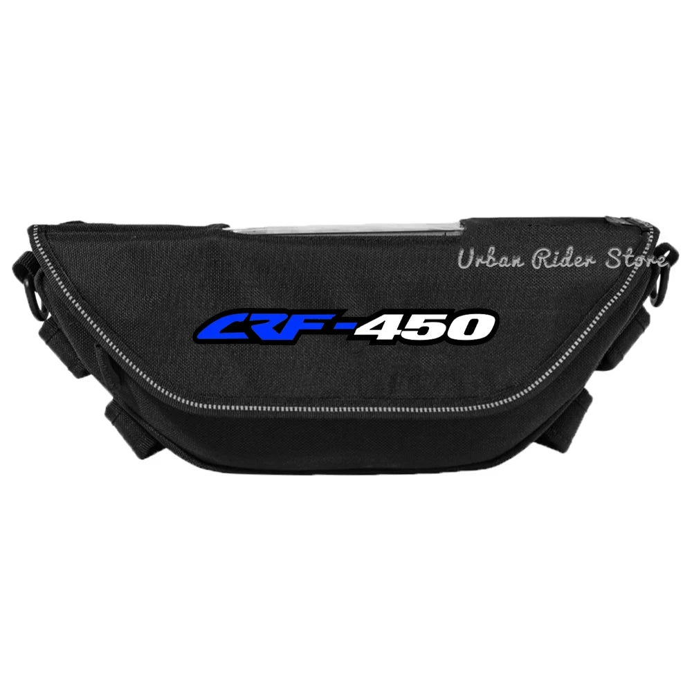 Waterproof Motorcycle Handlebar Travel Storage Bag for Honda CRF450R/CRF450RL