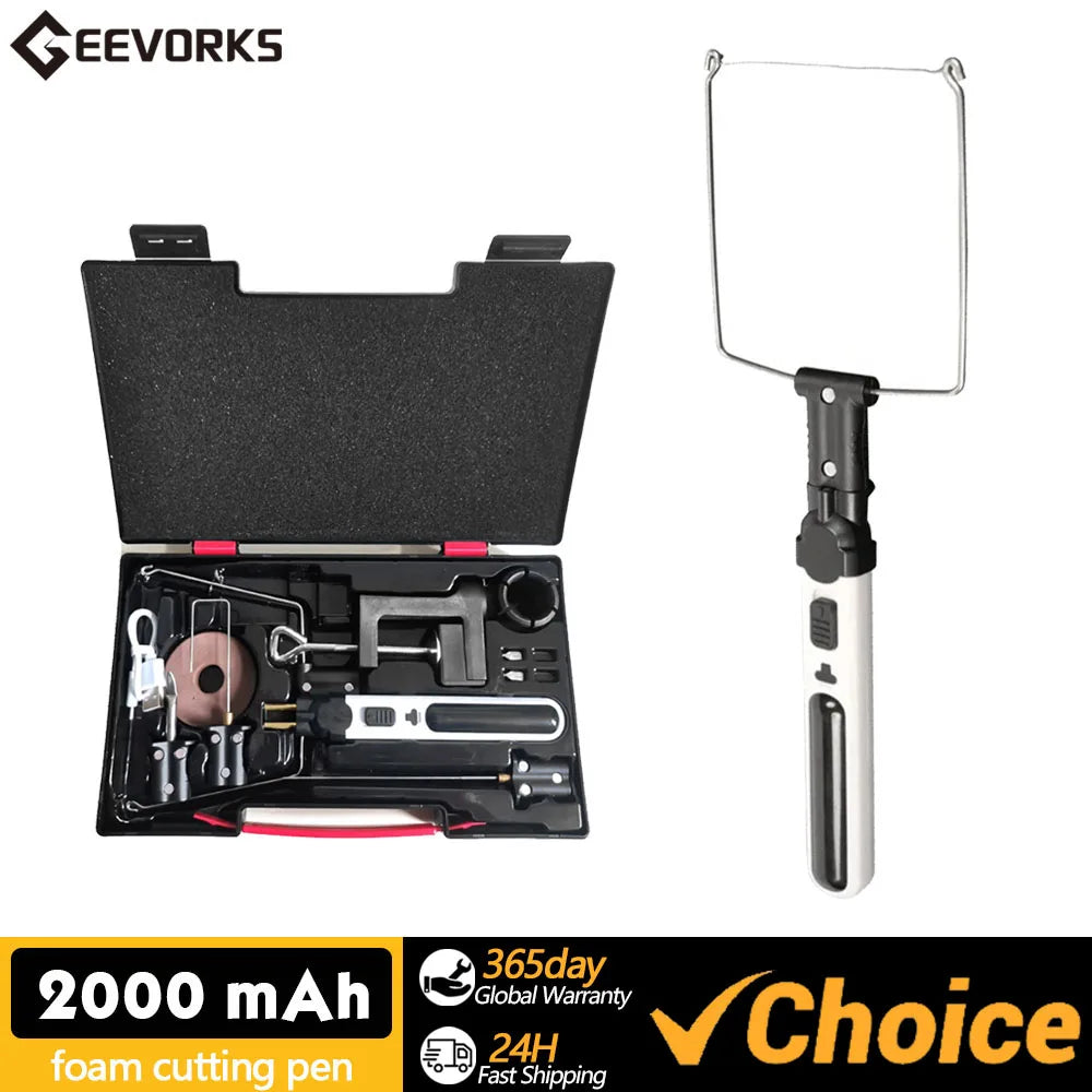Portable Cordless Foam Cutter Hot Wire Foam Cutter Pen Styrofoam Cutting Tools Kit Electronic Soldering Kit Multifunctional-EXPROTAS