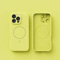 Liquid Silicone MagSafe Case for iPhone 11-17 Air Pro Max Plus Matte Cover