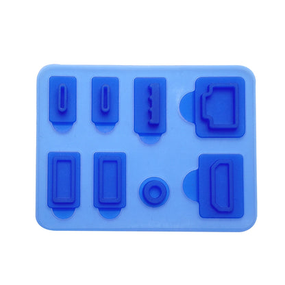 Dust Plug Cover for PS5 Slim Console Anti-Dust Protector Silicone Case