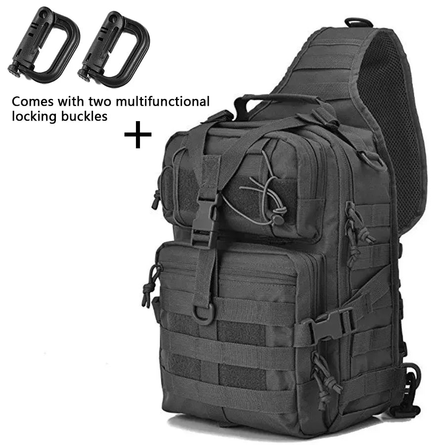 Large Chest Bag Outdoor Waterproof Crossbody Photography Camouflage