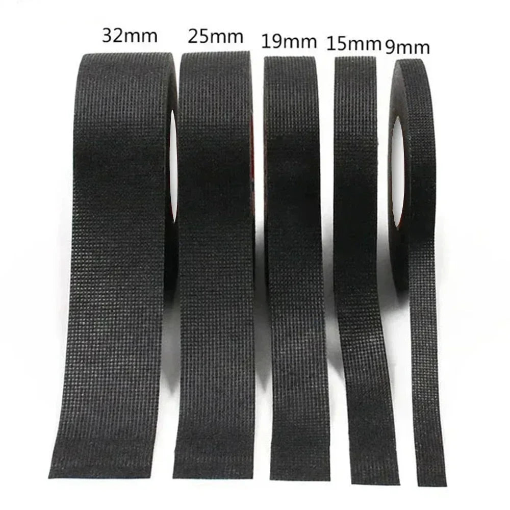 Harness Cloth Tape Heat Resistant Adhesive Wrap for Car Wiring 15M